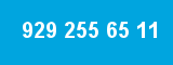 929 255 65 11